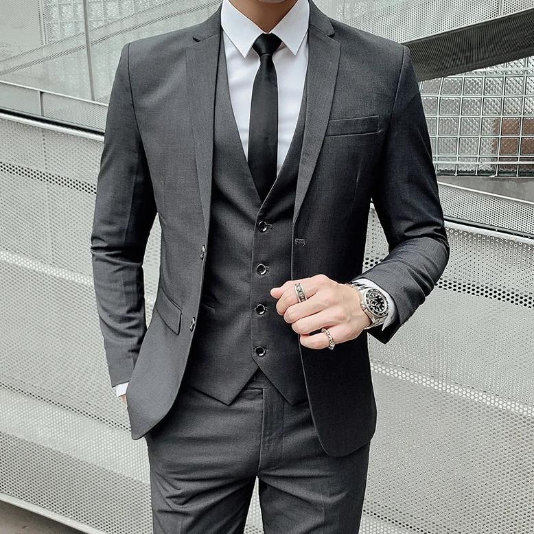 Sale Setelan Jas Pria Tuxedo 3 IN 1 Pria Setelan Jas Pria Formal