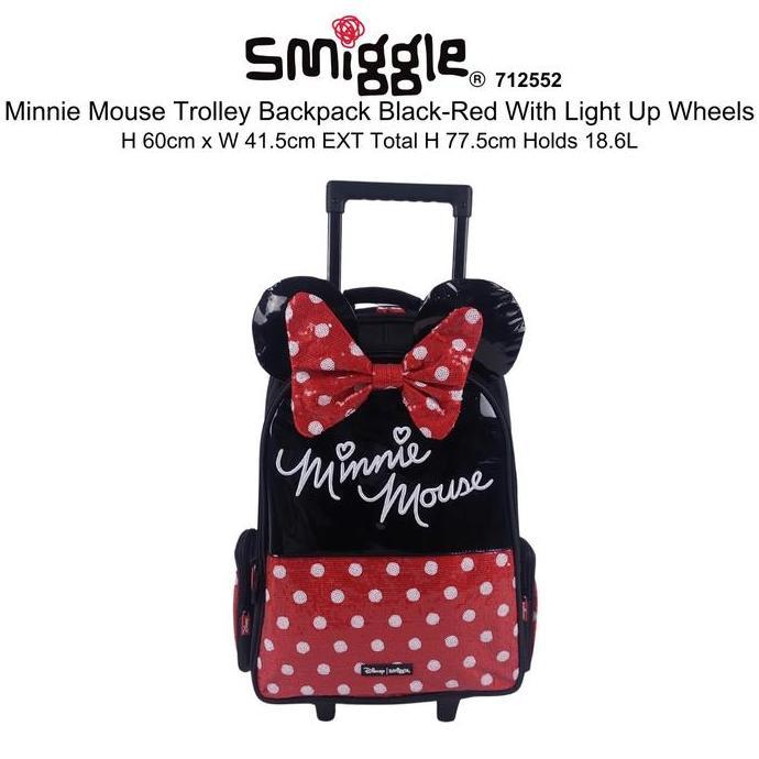 Smiggle Backpack Trolley SD Unicorn Tas Troli Dorong mini minecraft