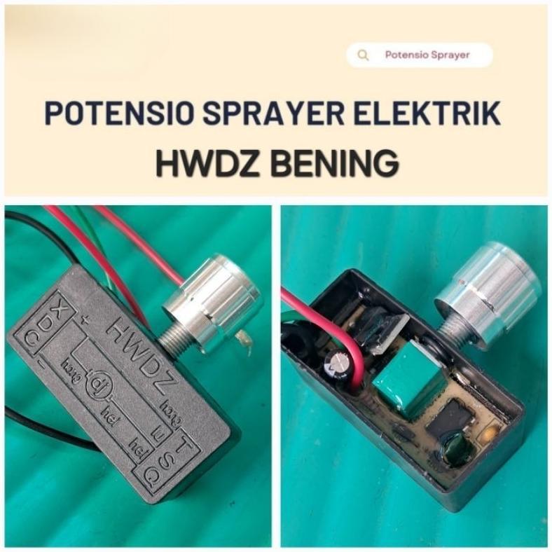 Promo Cod Pengatur Kecepatan Tangki Sprayer Elektrik Hwdz Bening Potensio Bagus Swan Dgw Cba Chota  