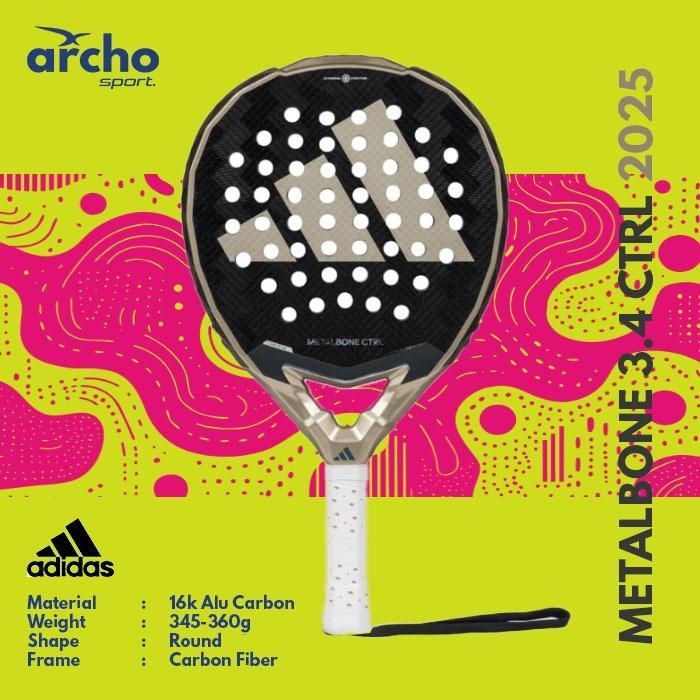 Adidas Metalbone Ctrl 3.4 2025 Padel Racket / Raket Padel - Original 100% Control