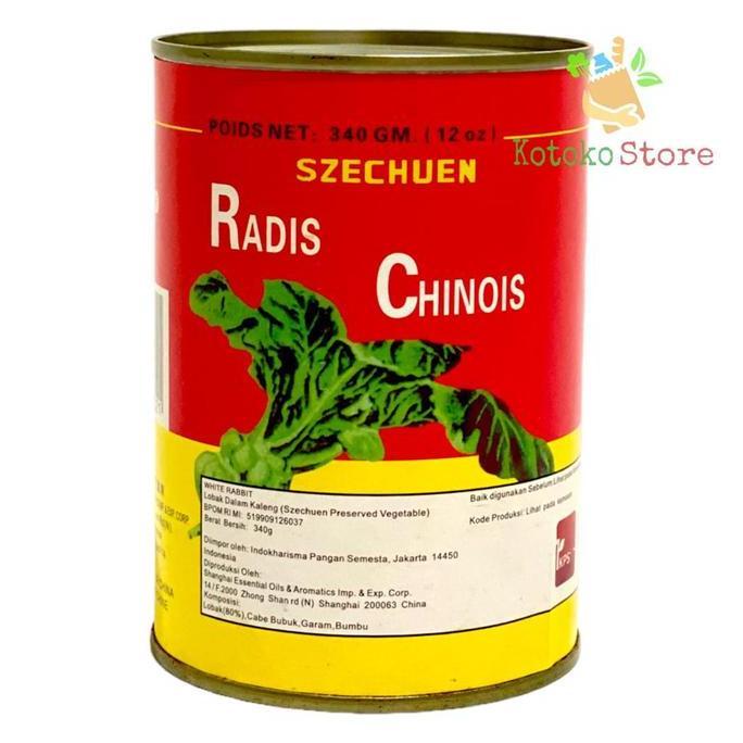 Ready  Szechuan Radis Chinois/ Sayur Lobak Kaleng / Szechuan Acar Lobak 340gr