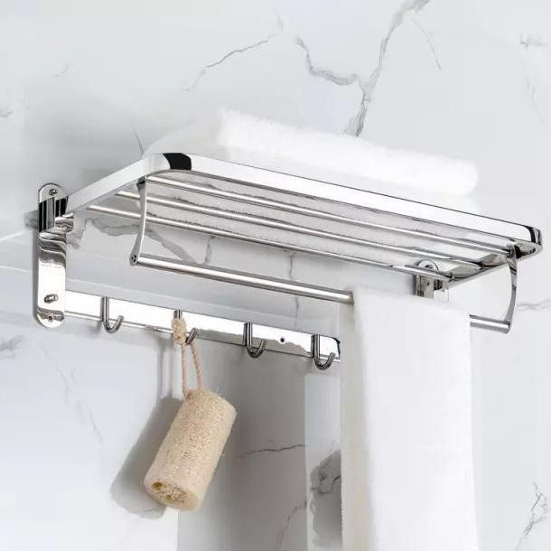 TERBARU - RAK HANDUK STAINLES MODEL TOTO KAMAR MANDI/GANTUNGAN HANDUK