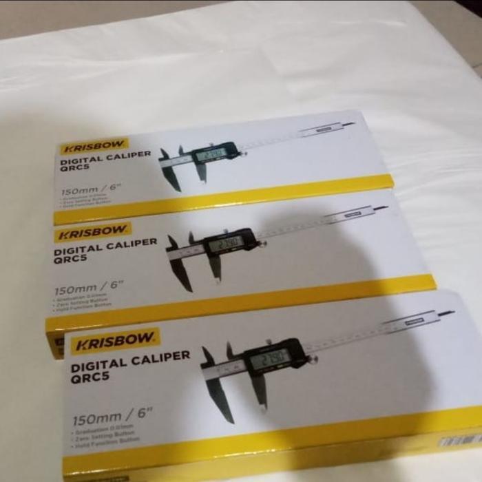 Krisbow Digital Caliper /Jangka Sorong/Sigmat 150mm/6" QRC5 kw0600351