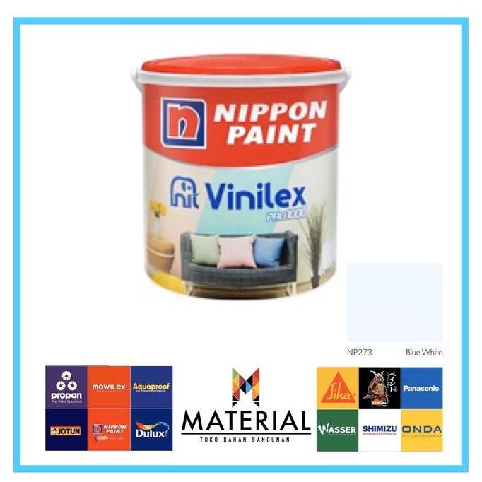 PROMO DISKON - CAT VINILEX PRO 1000 4,5 KG / NP 273 BLUE WHITE
