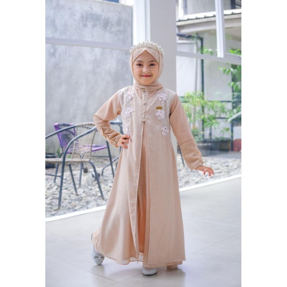 BEST SELLER AISHA KIDS ( SET KIMAR ) GAMIS ANAK TERBARU DARI UMUR 3-12 THN  BAJU GAMIS ANAK KEKINIAN