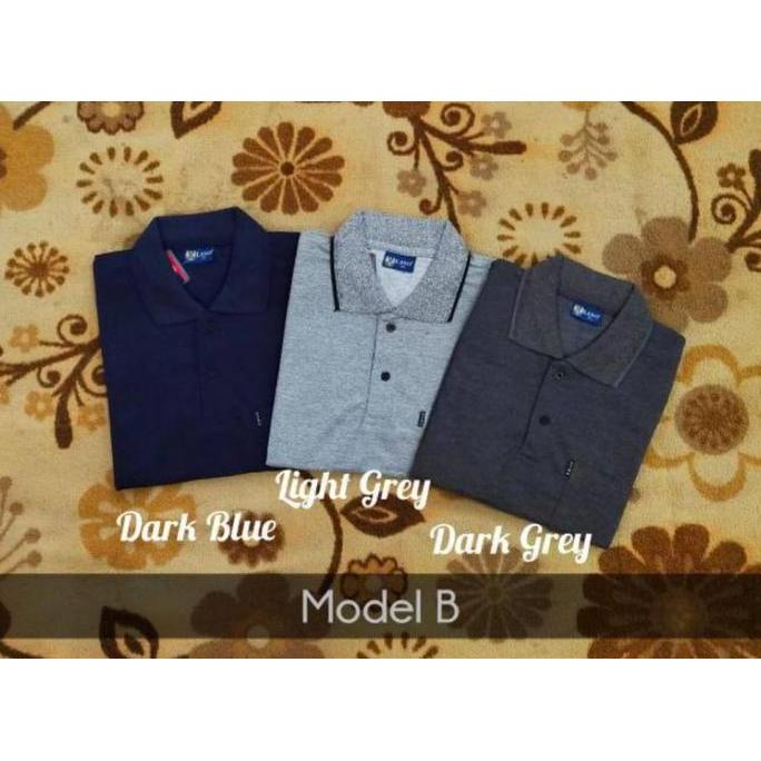 Lansungkirim- Kaos Kerah Pria Saku Dewasa|Kaos Polo Shirt Polos Saku Lengan Pendek
