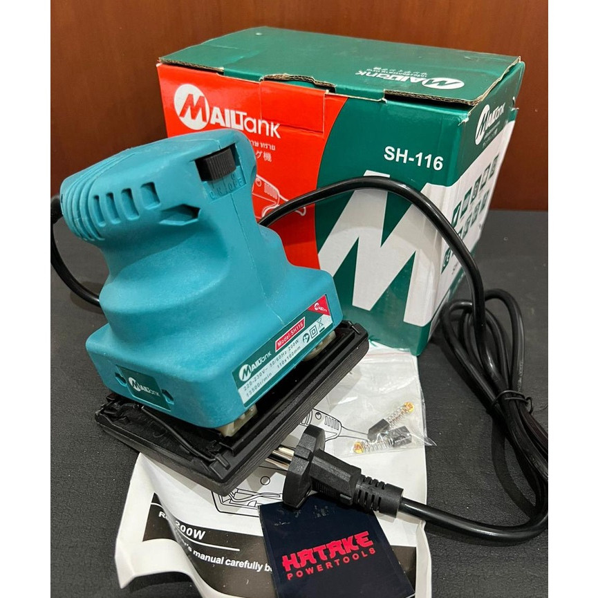 Mailtank Sh116-Elektrik Sander Mesin Amplas Kayu Mesin Amplas Tembok Sh116-Electric Sander Sh-116
