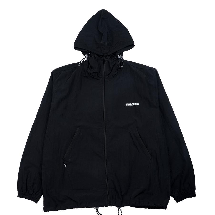 NEW STARCROSS Running Jacket - JS RJ 103 - Black [terbaik][terlaris]
