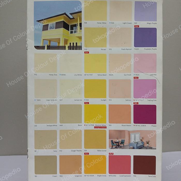 NIPPON VINILEX 5000 / VINILEX KEMBANG CAT TEMBOK DALAM/CAT TEMBOK INTERIOR 25KG