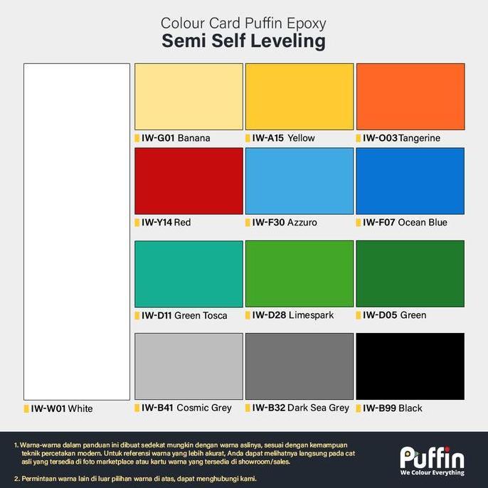 Cat Lantai Epoxy Puffin Semi Self Leveling 20kg set