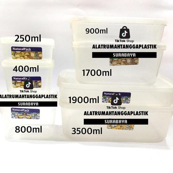 Promo 12 pcs Toples Natural Pack 400 ml / Toples Kecil Plastik / Toples Mini / Toples 400ml / Toples