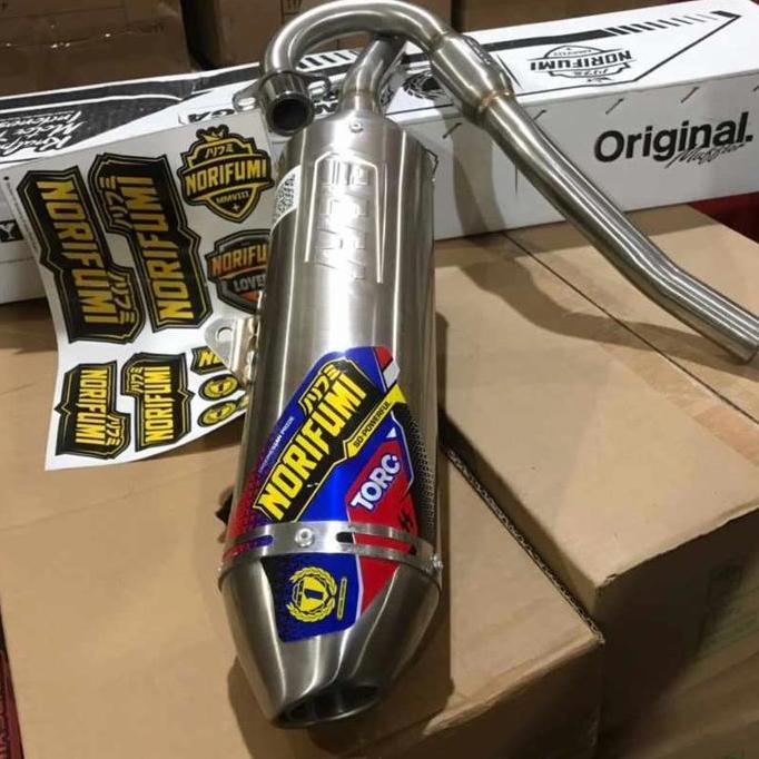 Knalpot Norifumi Torc original untuk CRF 150