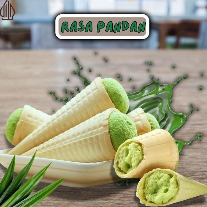 Banan- Cod (Halal) Kue Es Krim Korea/Kue Isi Soft Cake/Bahan Telur & Tepung 1:1/Kue Sarapan Untuk An