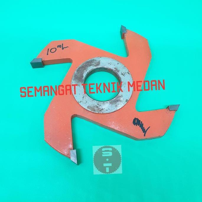 10mm MATA PISAU PROFIL GROVING KAYU KEROK SPINDLE KAYU LURUS 10 mm HEMAT