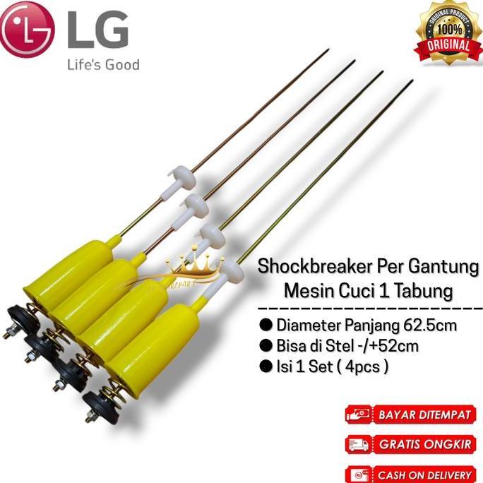 Set 4pcs LG Shockbreaker Suspensi Per Gantung Mesin Cuci 1 Tabung TERBAIK