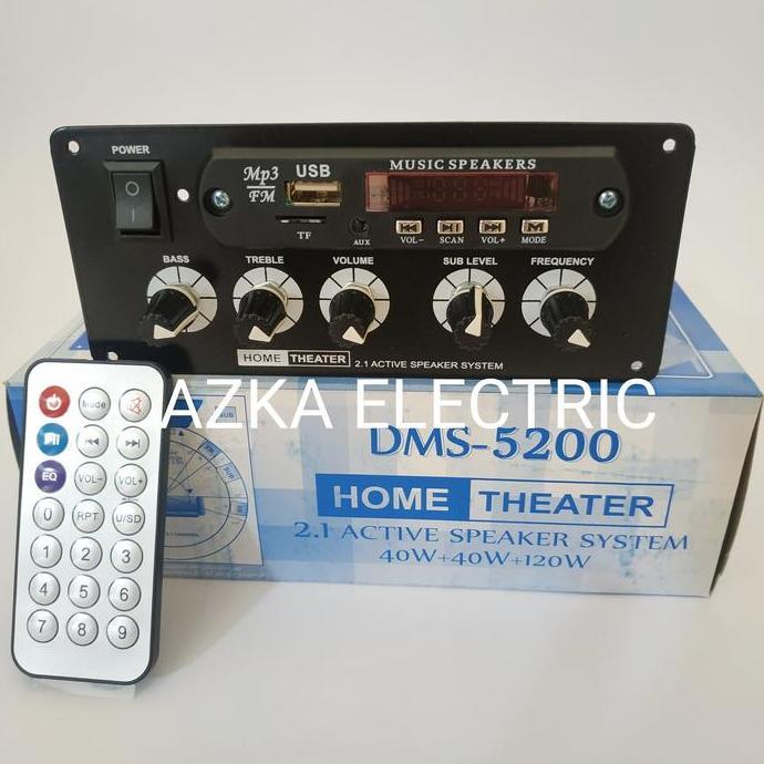 Kit Power Amplifier Speaker Aktif 2.1 Channel MP3 Bluetooth DMS 5200 BEST QUALITY