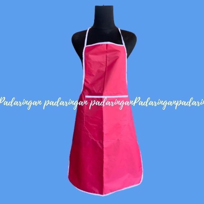 Celemek masak polos  celemek anti air  celemek dapur celemek parasut celmek apron masak Kain dewasa