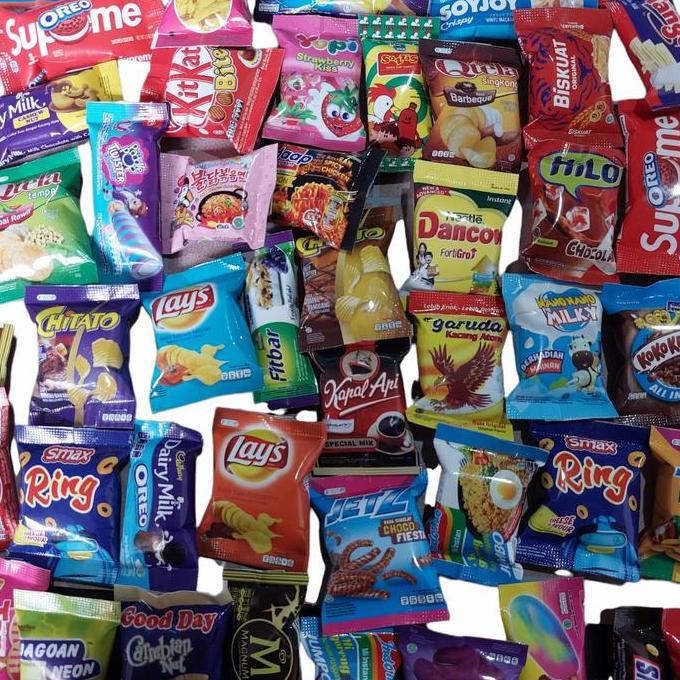 Magnet Kulkas Miniatur Snack