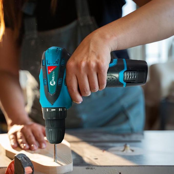 Terjangkau Mailtank Sh191 Mesin Bor Baterai Cordless Drill 12V Mailtank , Bor Cas 2 Baterai