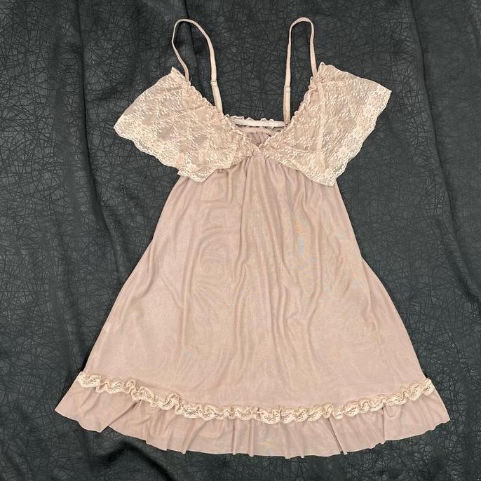 DY53 >> [ Racun Lingerie ]  Dress Sabrina Stylee Look Lingerie Baju Tidur Wanita Malam Nightwear Dew