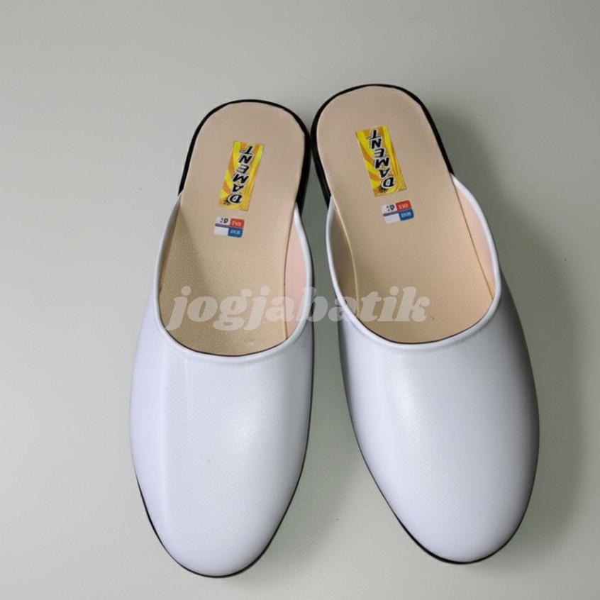 Selop Sandal Pakaian Adat Jawa Pengantin Pria Warna Putih Coklat Hitam terlaris