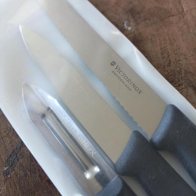 pisau victorinox original Kitchen Set 3 pcs Swiss Made