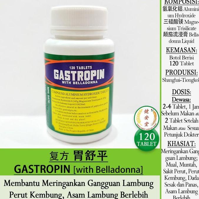 @#@#@#] GASTROPIN - Wei Shu Ping [120 Tablet] Meringankan Gangguan Lambung-Kembung-Gerd