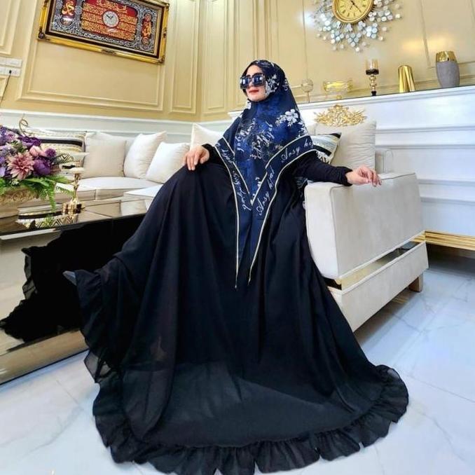 Murah PROMO NADIVA SYARI GAMIS SYARI SET UMROH HAJI MUSLIMAH SYARI PREMIUM SET SYARI OVERSIZE BY ARS