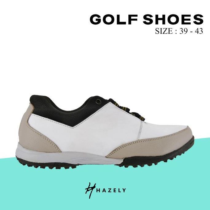 HAZELY Sepatu Golf Pria Hadley HZL78 - Leather Shoes