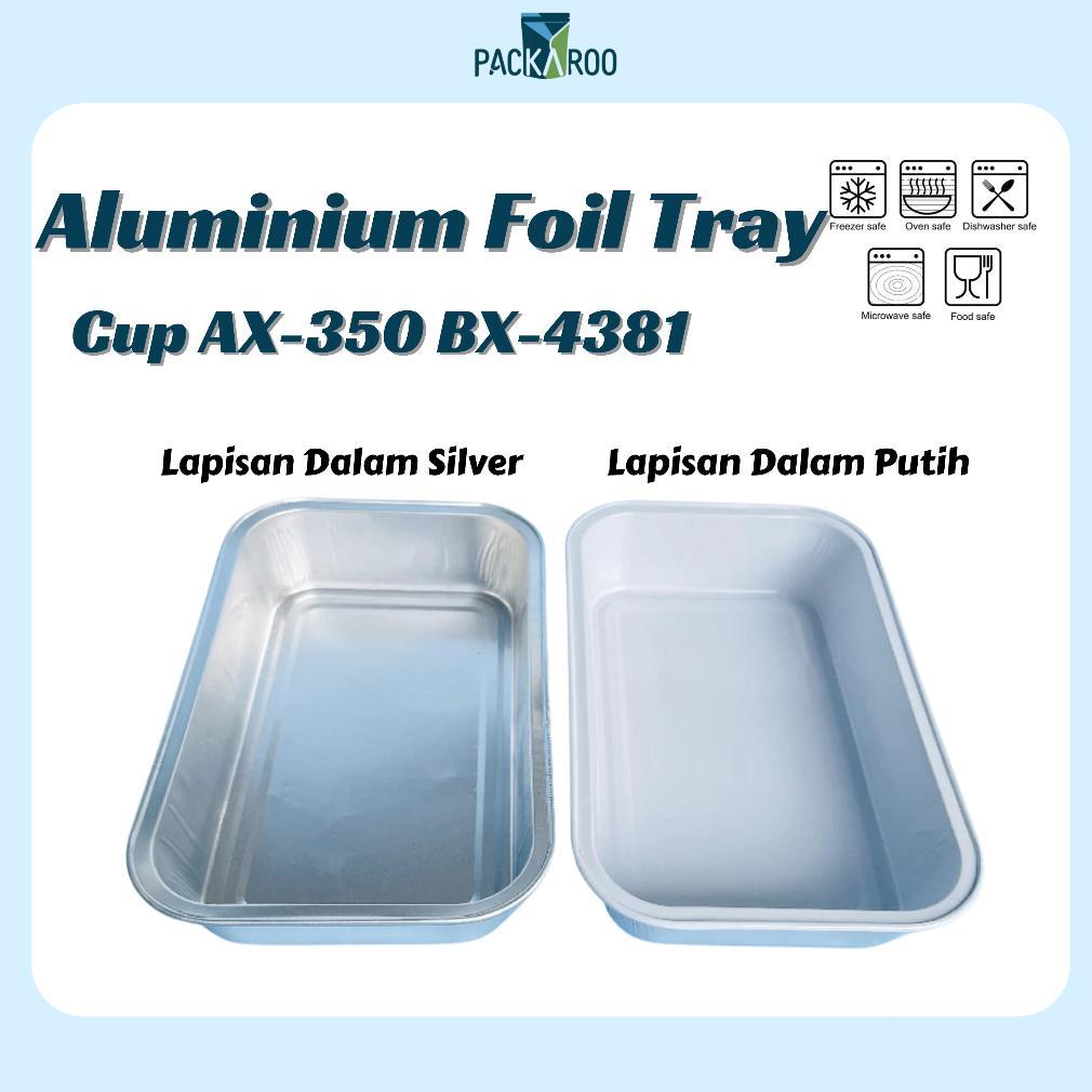 BIG PROMO Aluminium Foil Tray Cup AX-350 BX-4381 350ML + Tutup Foil / Dimsum Mentai Macaroni Schotel