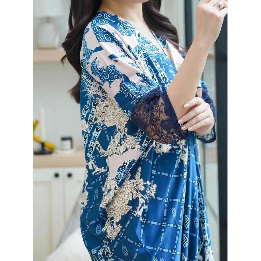 Murah Missnomi - Alhena Kaftan Brokat - Kaftan Premium - Baju Wanita - Kaftan Couple motif muslim Pa