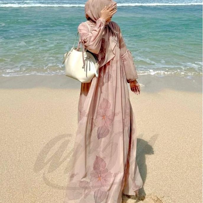 Murah AYDEEN SET SEGI EMPAT JUMBO HIJAB MOTIF PHASMINA GAMIS MOTIF BUNGA SET BABYDOLL CERUTI MOTIF S