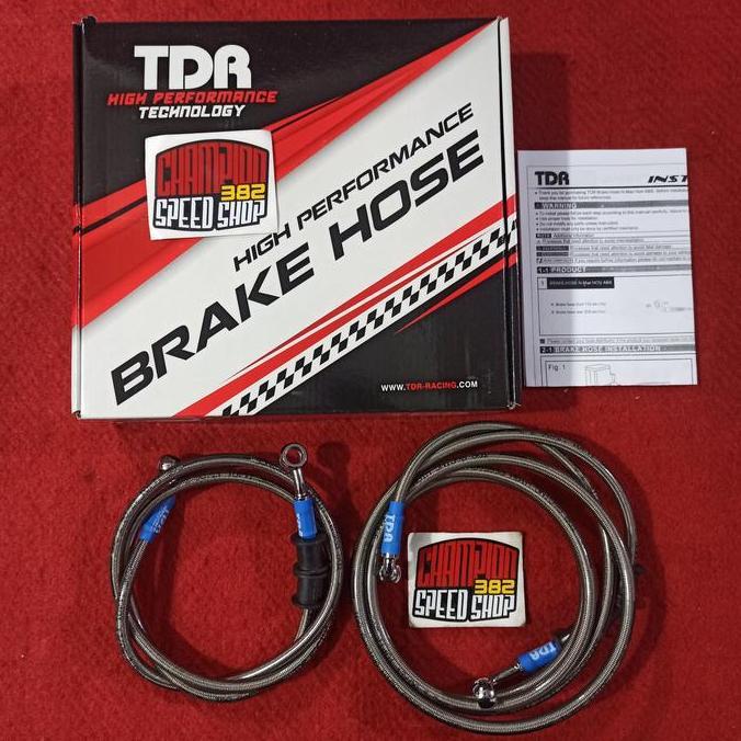 Selang Rem TDR Racing NMAX Old All New NMAX 2020 NON ABS Silver