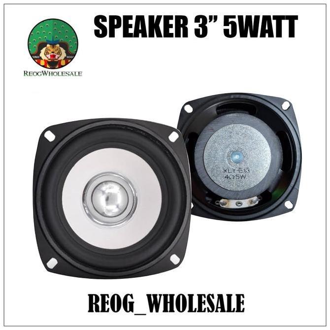 FYODORU Speaker 3 inch Midbass HITAM 2ohm/4 ohm 5 Watt