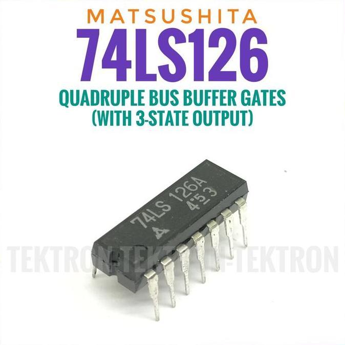 (1) Matsushita 74LS126 74126 SN74LS126 SN74LS126N DM74LS126AN tek70n Ayo Beli