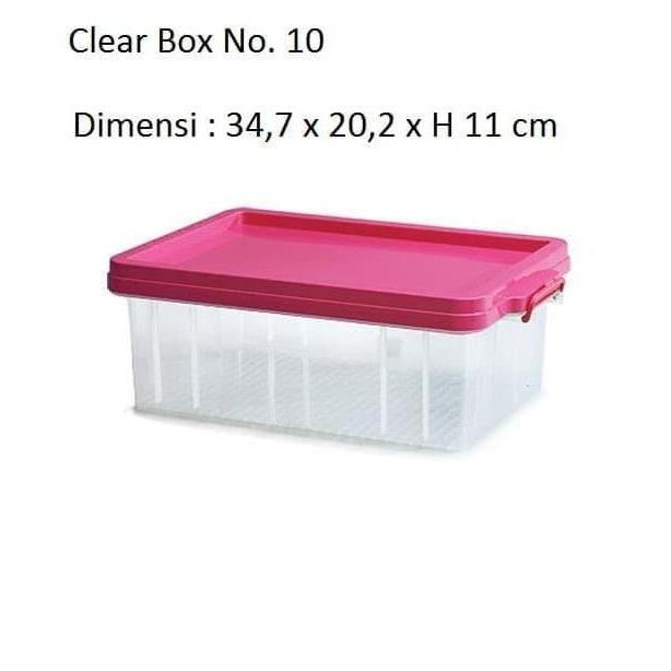 Kotak Box Container serbaguna clear box NO 10 lion star FX-3 FX3