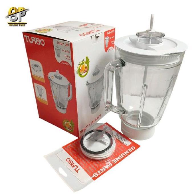 NEW - SET GELAS BLENDER TURBO KACA ORIGINAL EHM - 8000 / 8098 / 8099 TURBO KACA