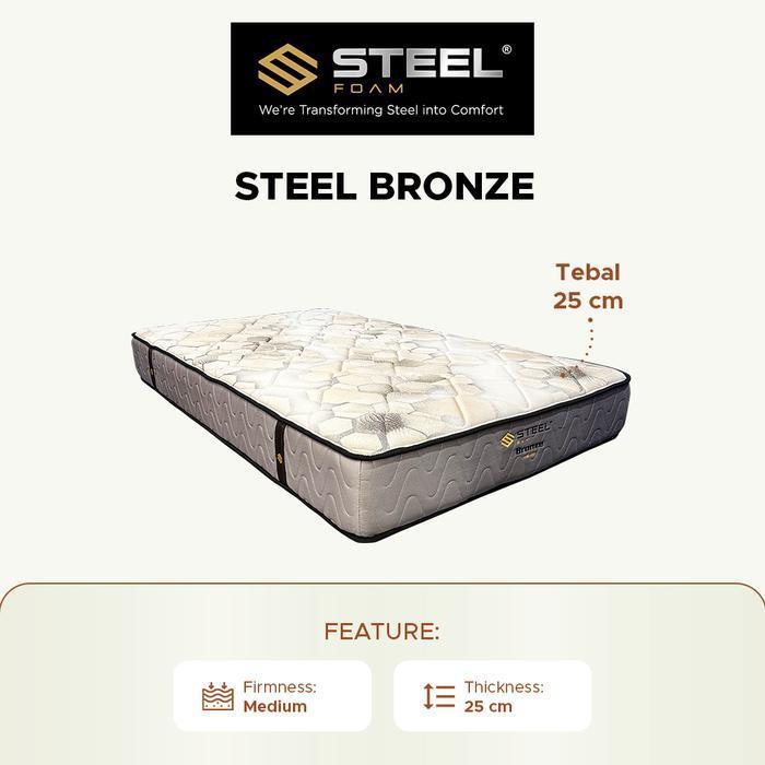 Steel Foam - Kasur Busa Vacuum Bronze