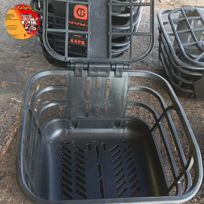 keranjang sepeda listrik goda, (bahan plastik) JS
