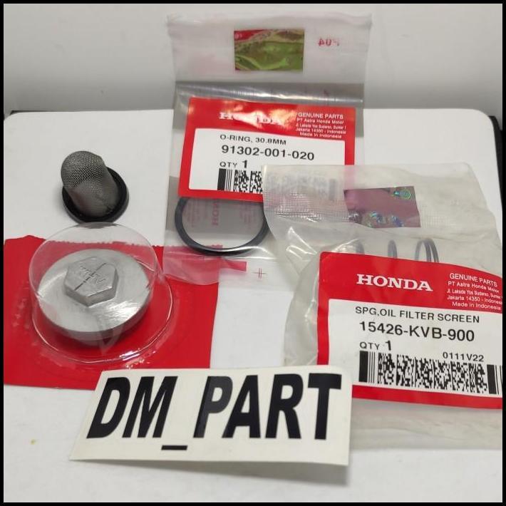 DISKON TUTUP BAUT FILTER SARINGAN OLI BEAT SPACY SCOOPY VARIO 110 LED ORI !!!!!!