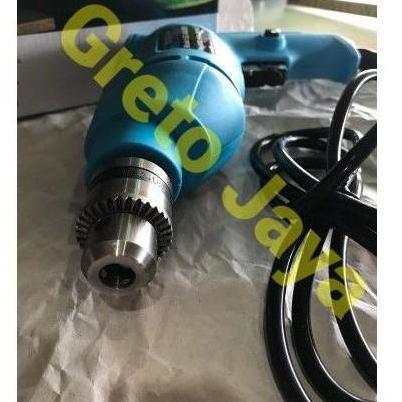 Diskon ( 10Mm ) Mesin Bor Benz Werkz Tangan Bolak Balik 2 Arah 10 Mm Besi Kayu Listrik Electric Dril