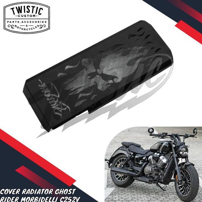 Cover Pelindung Tutup Radiator Protector Ghost Rider Motor Morbidelli C252V C252 V C 252 V Best Sell