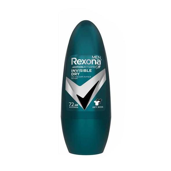 REXONA MEN ROLL ON INVISIBLE DRY 45 ML - DEODORANT (TERBAIK) (TERBARU) (TERMURAH)
