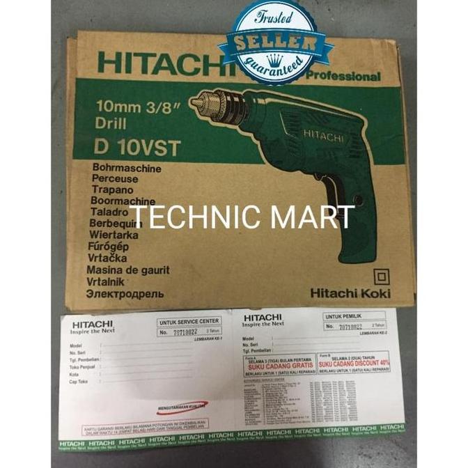 Diskon Mesin Bor Tangan Listrik Hitachi D10Vst