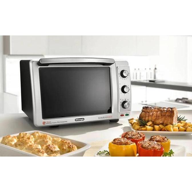 Alisman_Grosir - Delonghi Eo32852 Electric Oven Pemanggang Pemanas Eo 32852 Silver