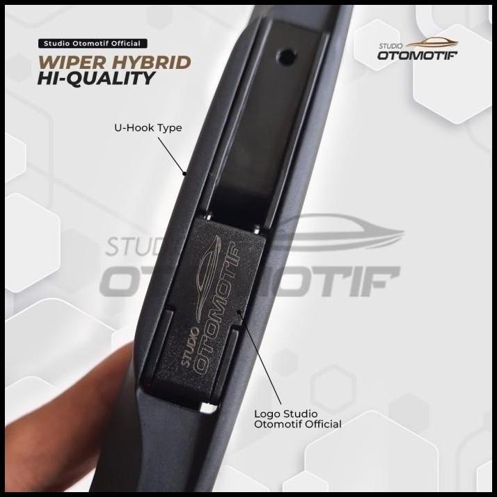 BEST DEAL WIPER SSANGYONG MUSSO 1993-2005 HYBRID OFFICIAL STUDIO OTOMOTIF 2 PCS 