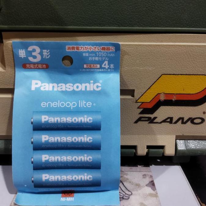 (ACS) batre tamiya panasonic eneloop lite 1050 mah rechargeable batteries panasonic eneloop lite ori