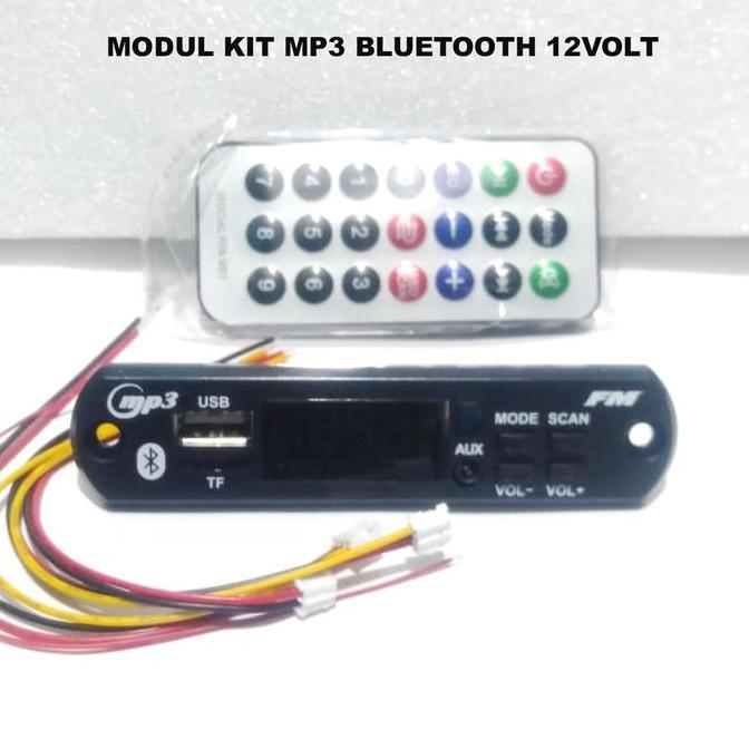 (ACS) MODUL KIT MP3 BLUETOOTH 12VOLT Wireless Lagu