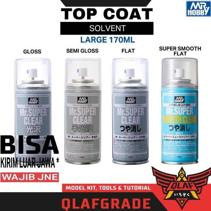 TOP COAT SUPER VARIAN Mr Hobby SUPER CLEAR SMOOTH topcoat ori Japan (TERBAIK) (TERBARU) (TERMURAH)
