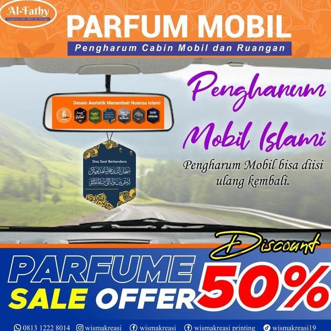 Thebest- Parfum Mobil Aroma Premium Pewangi Dan Pengharum Desain Islami